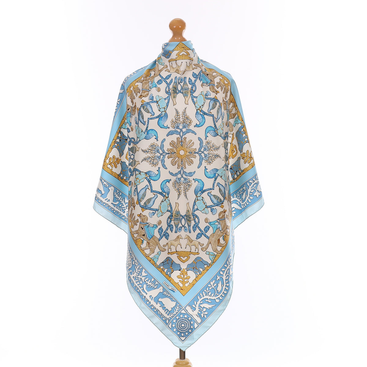 Hermès Early America Silk Scarf