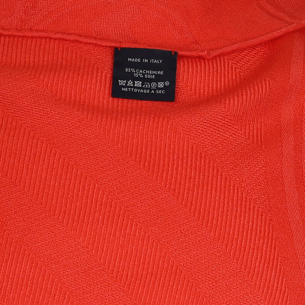 Boxed Hermès Cashmere and Silk Losange Scarf