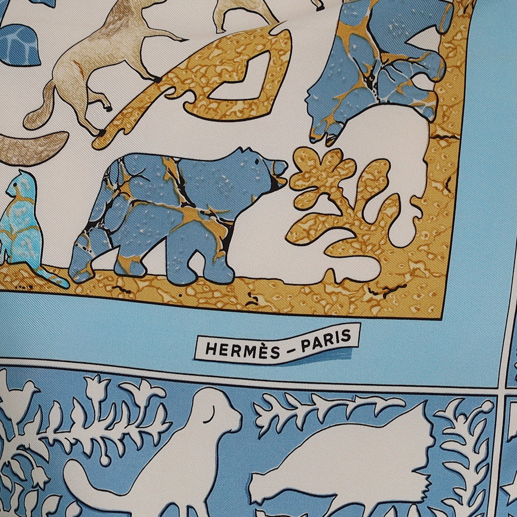 Hermès Early America Silk Scarf