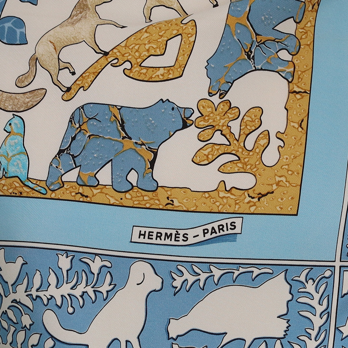 Hermès Early America Silk Scarf