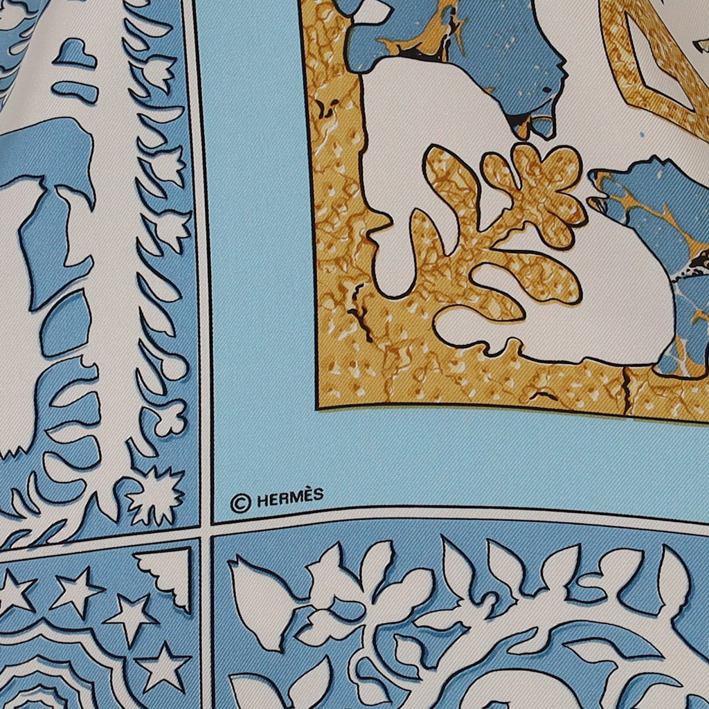 Hermès Early America Silk Scarf