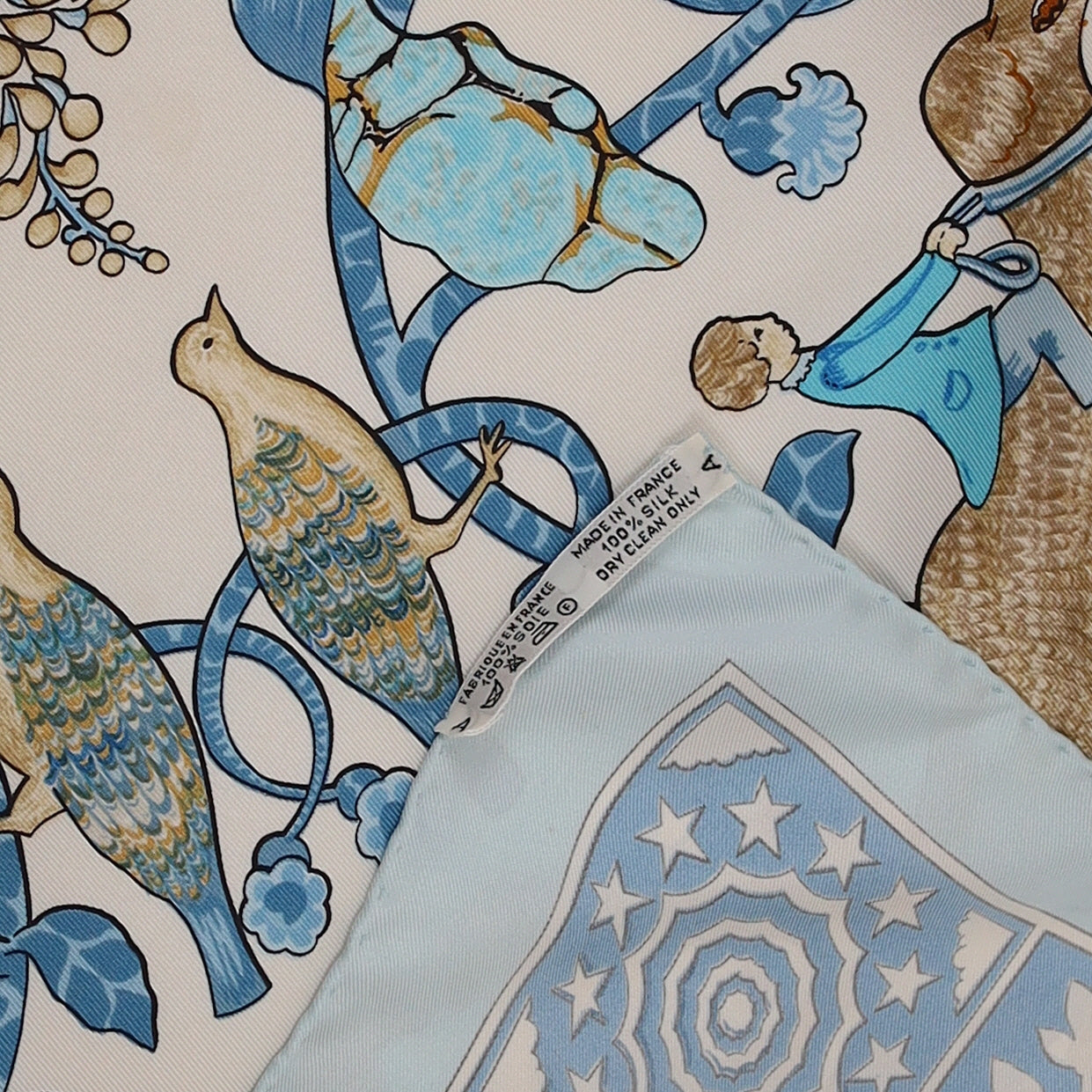 Hermès Early America Silk Scarf