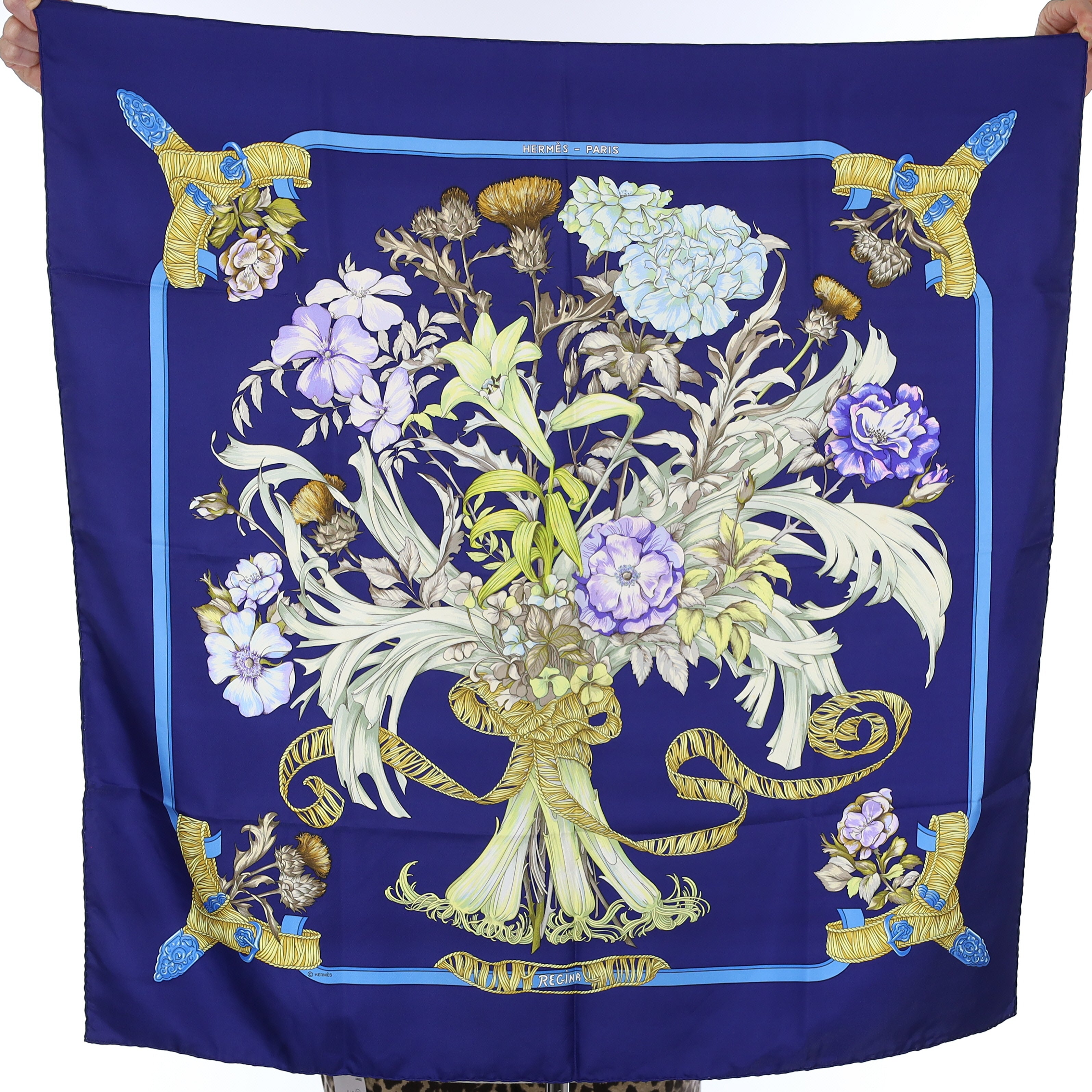 Hermès Regina Silk Scarf