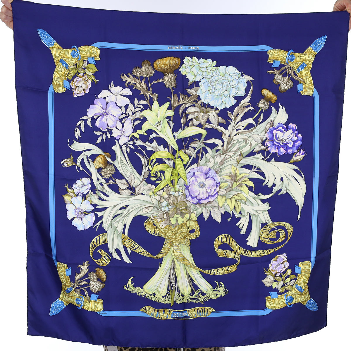 Hermès Regina Silk Scarf