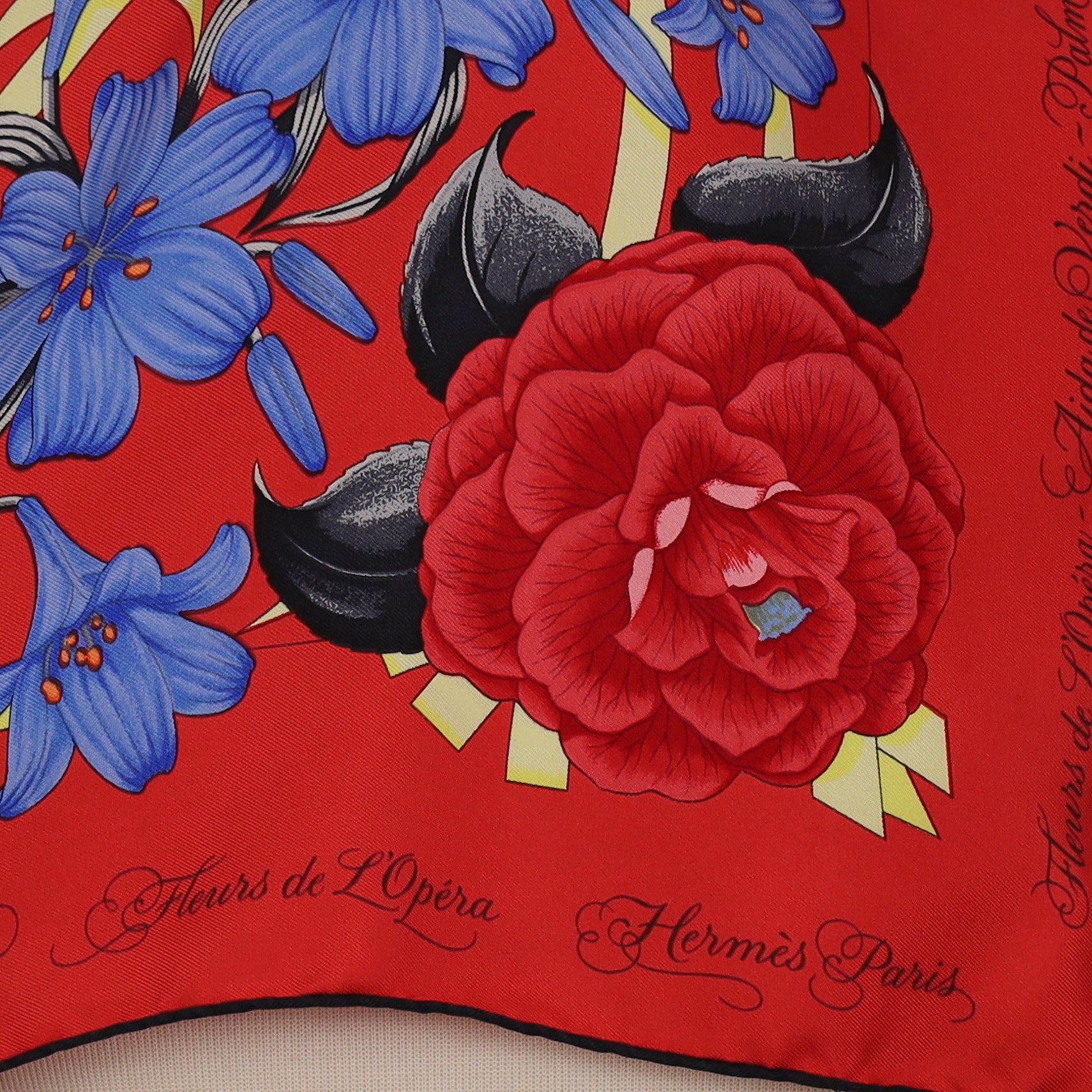 Fleurs de L'Opera Hermès Silk Scarf