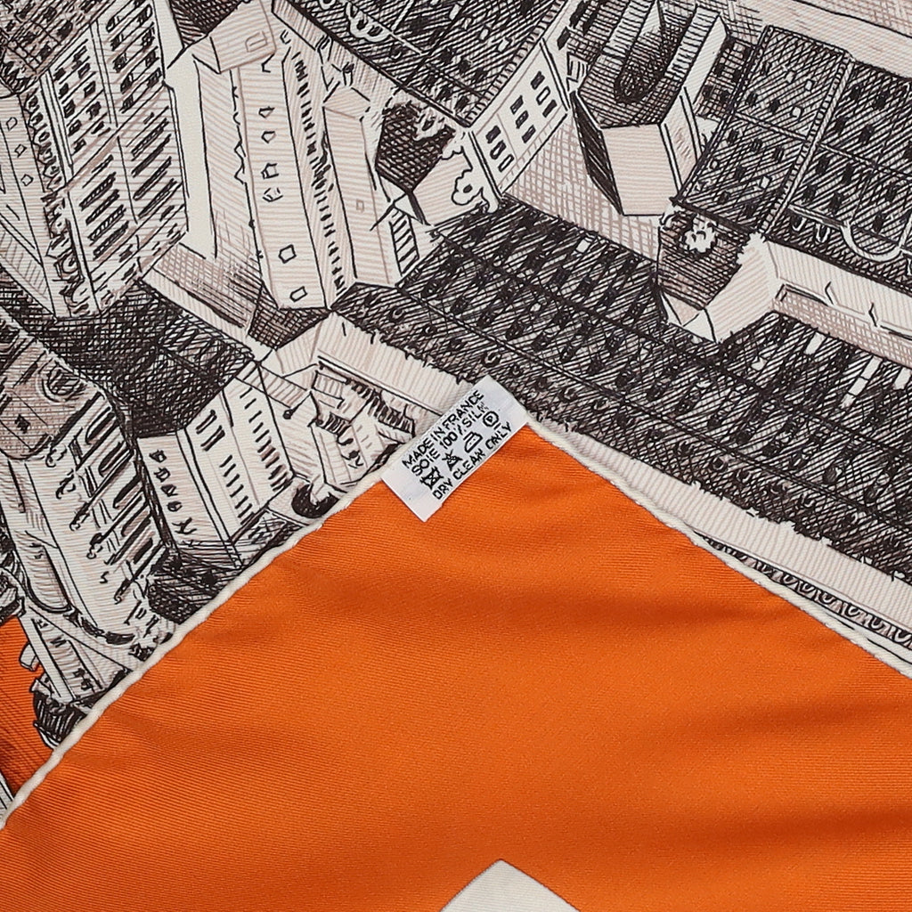 Hermès Regarde Paris Vintage Silk Scarf