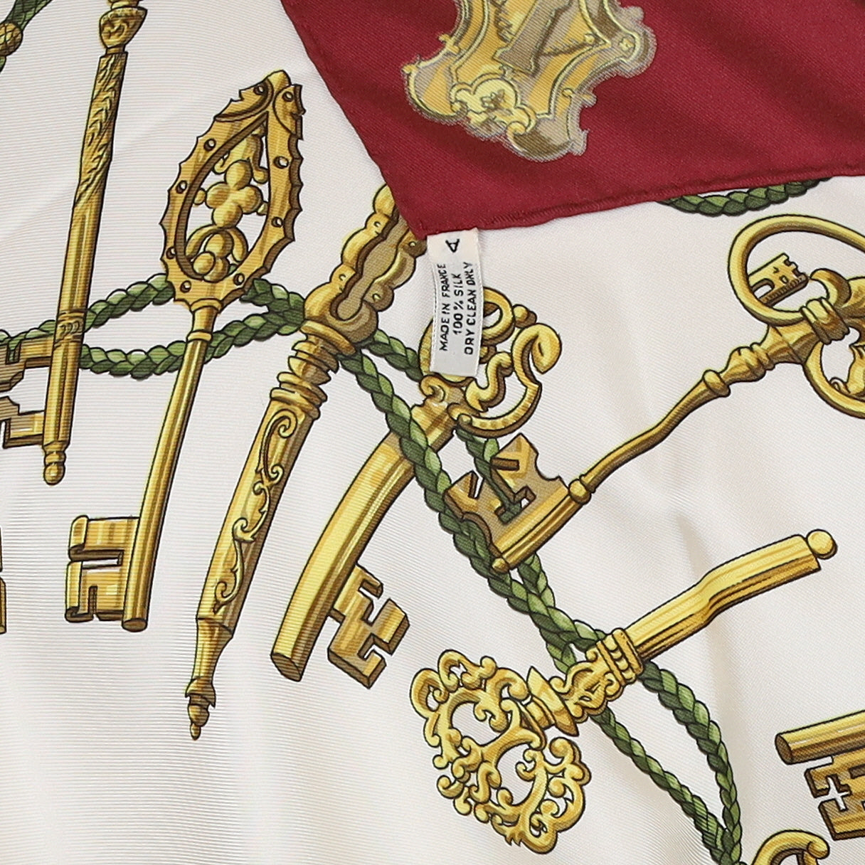 Hermès Les Clefs Silk Scarf