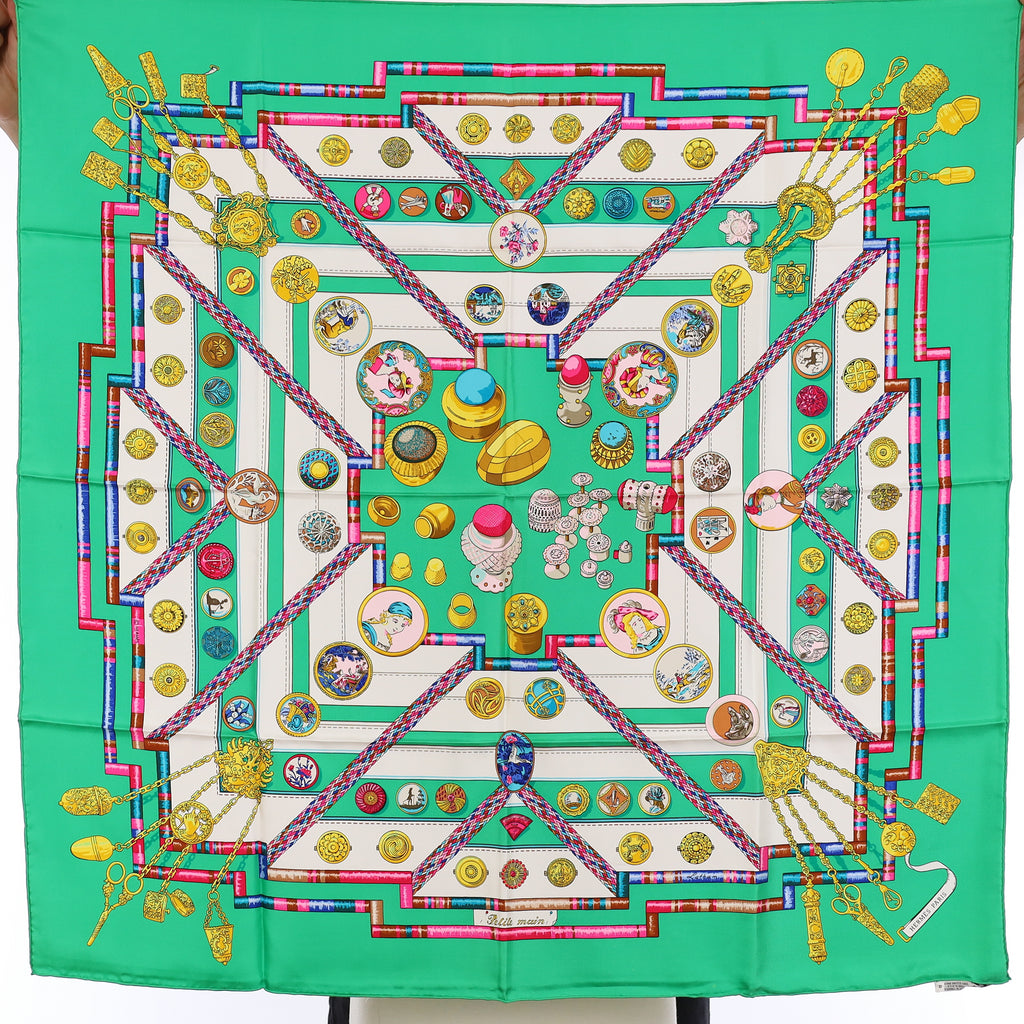 Brand New Boxed Hermès Petite Main Silk Scarf Quite Rare