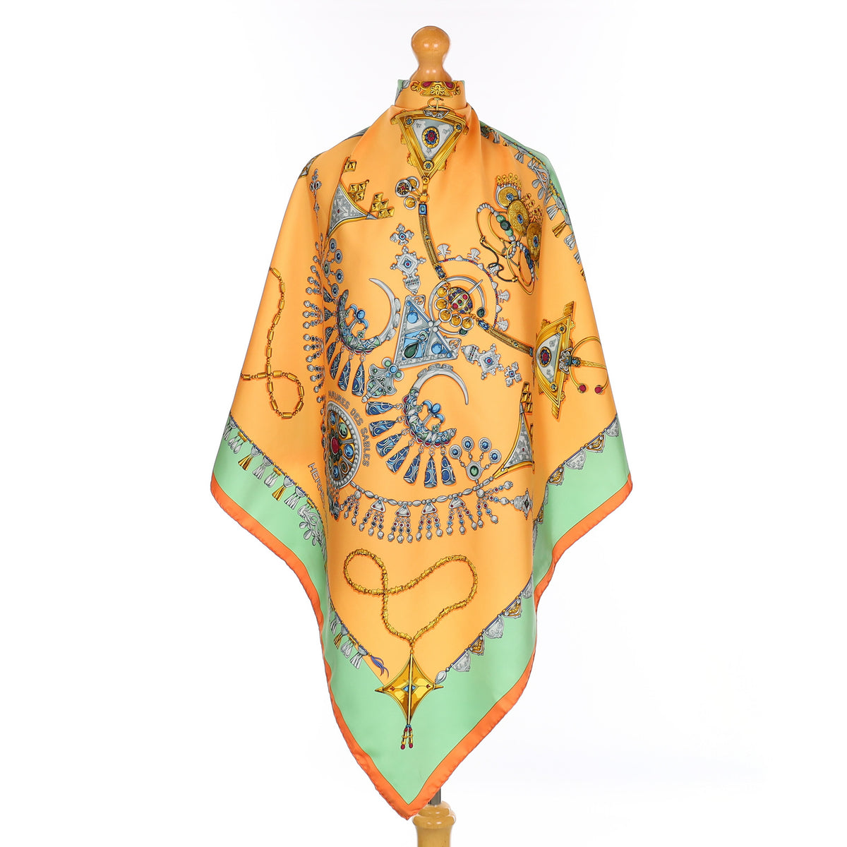 Hermès Parures des Sables Vintage Silk Scarf