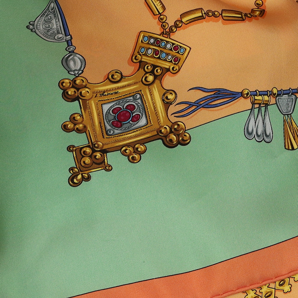 Hermès Parures des Sables Vintage Silk Scarf
