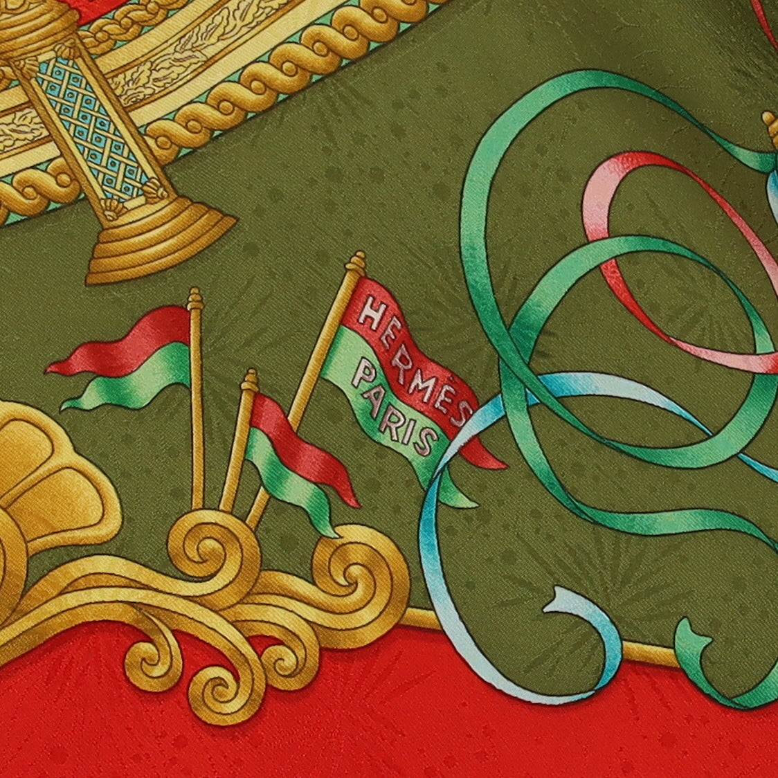 Hermès Luna Park Silk Scarf