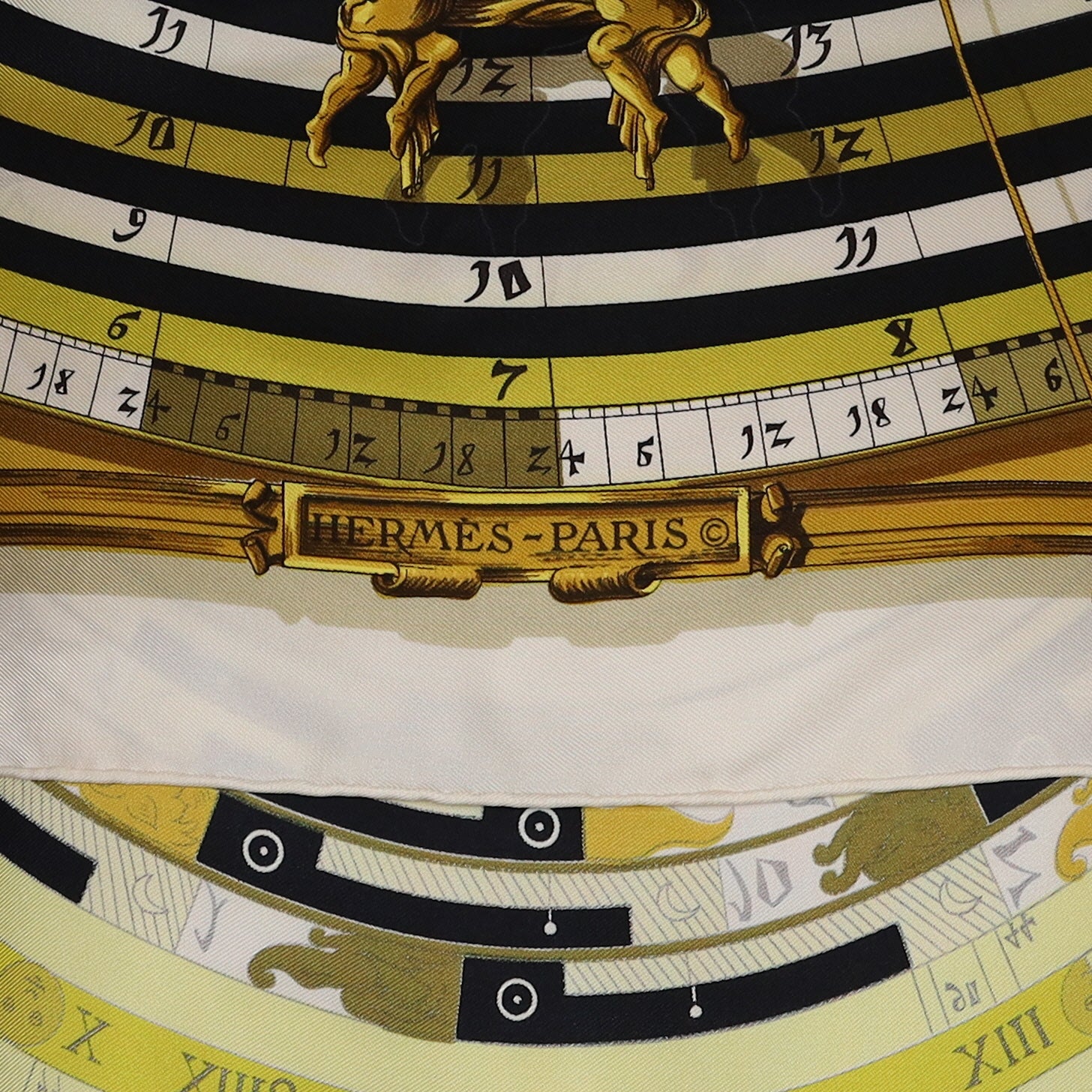 Hermès Dies et Hore Silk Scarf