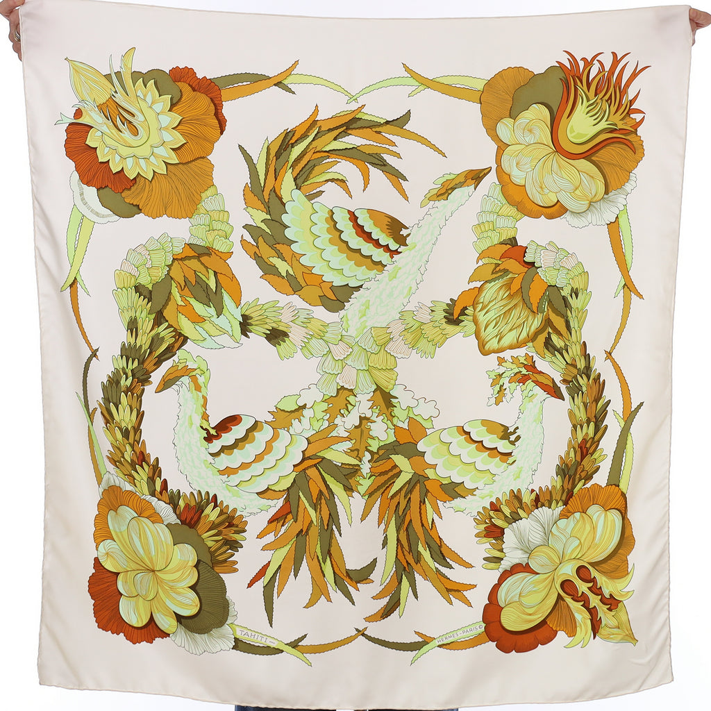 Hermès Tahiti Silk Scarf