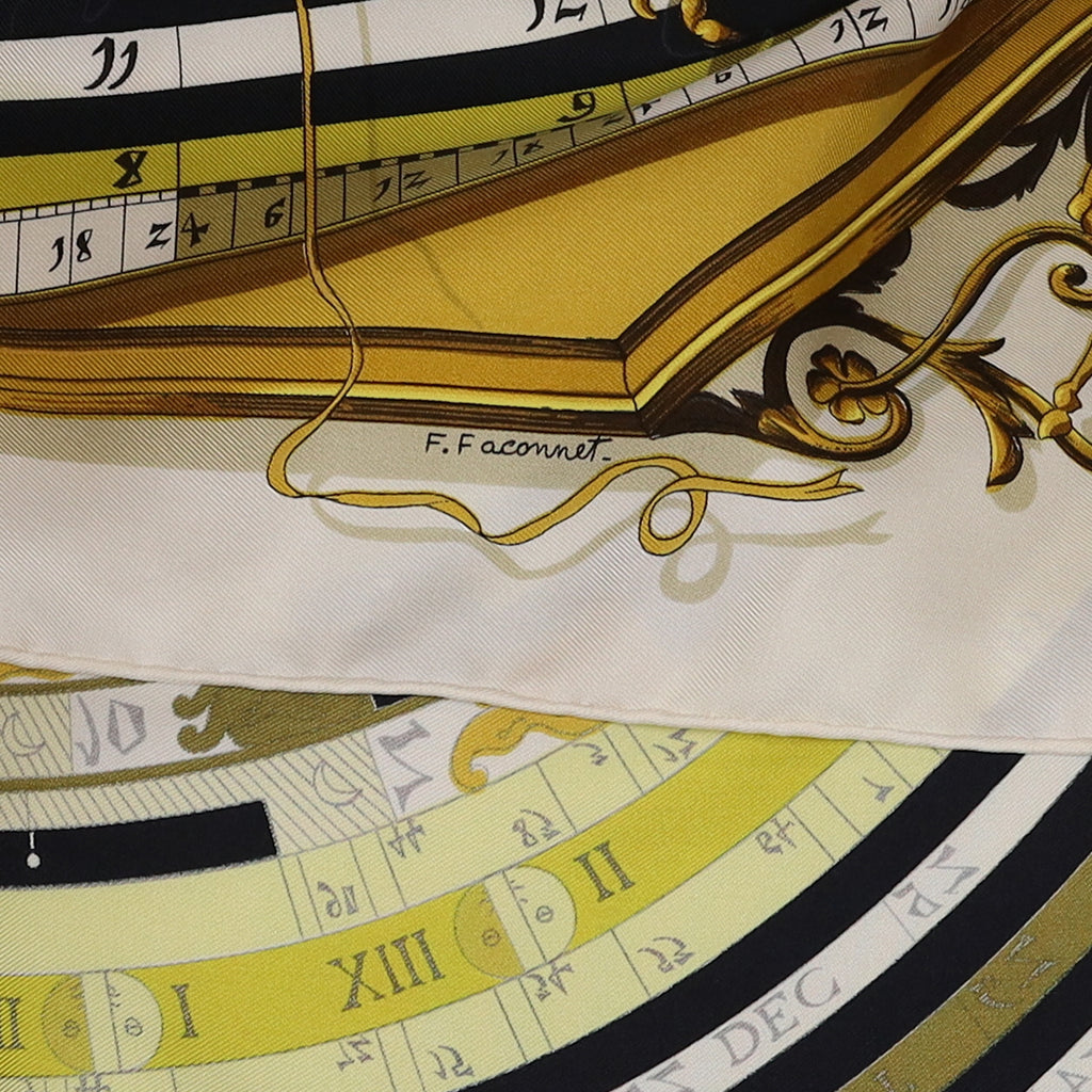 Hermès Dies et Hore Silk Scarf