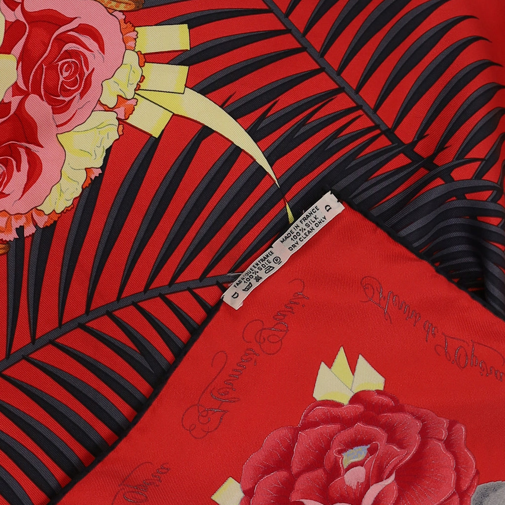 Fleurs de L'Opera Hermès Silk Scarf