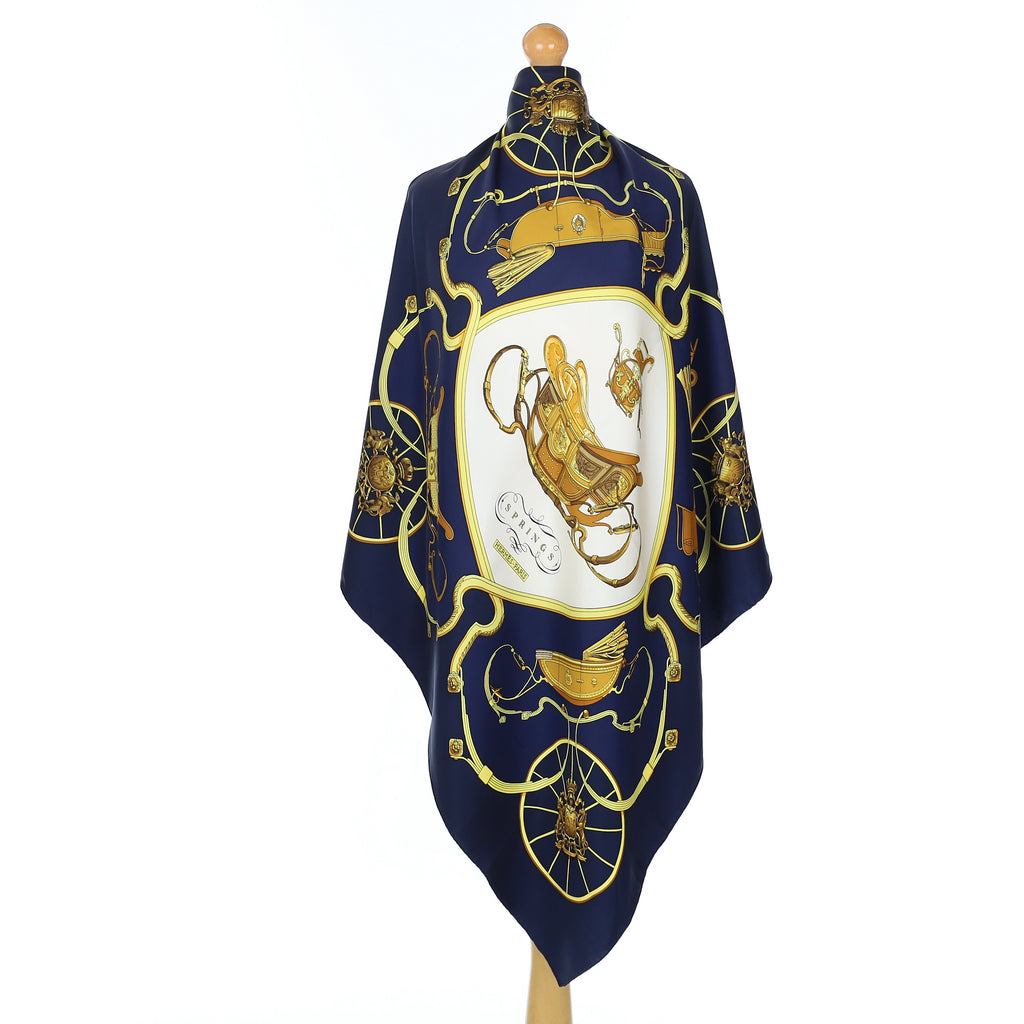 Hermès Springs Silk Scarf