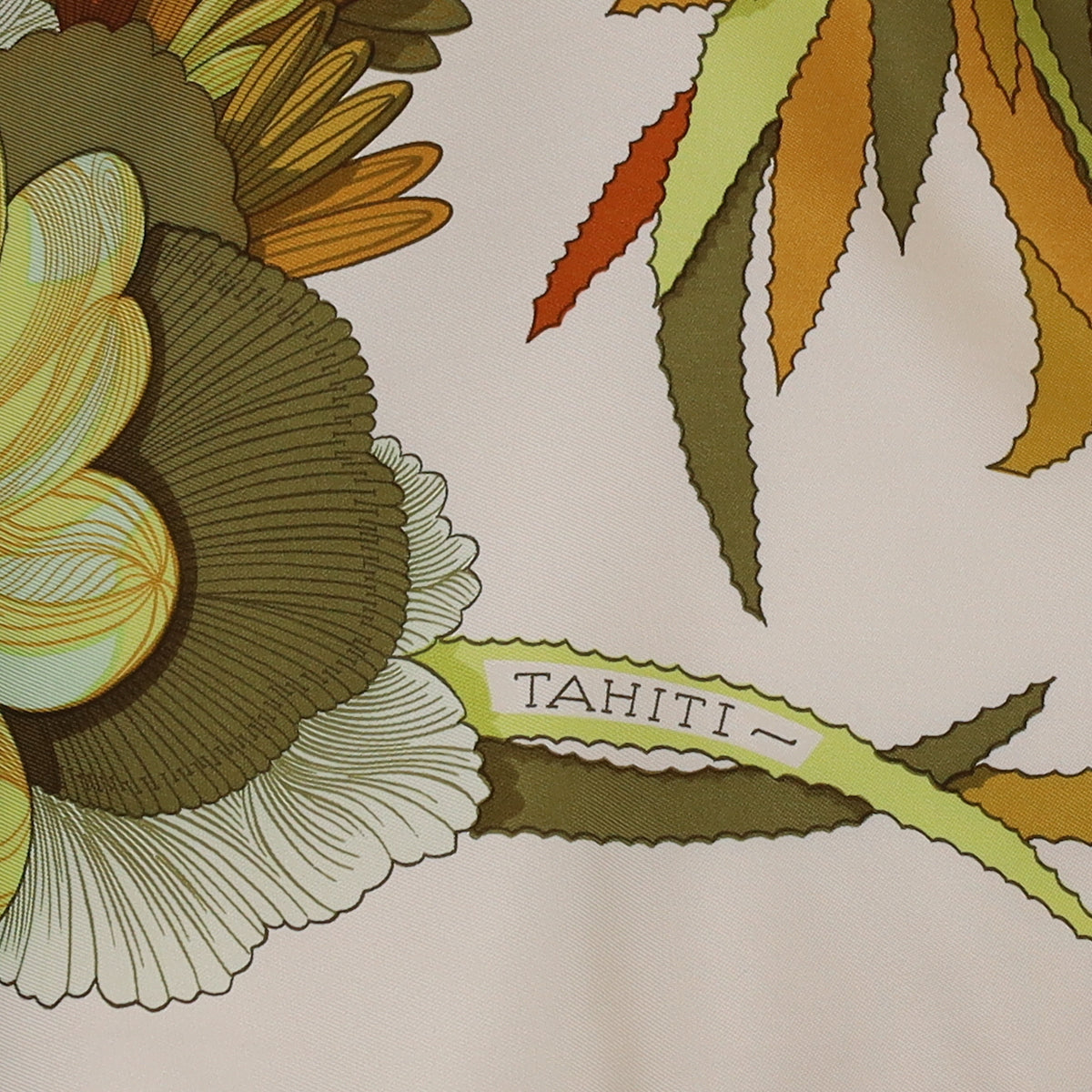 Hermès Tahiti Silk Scarf