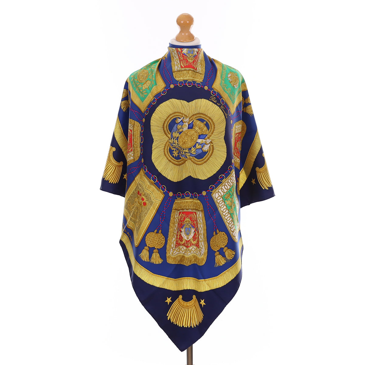Hermès Poste et Cavalerie Silk Scarf