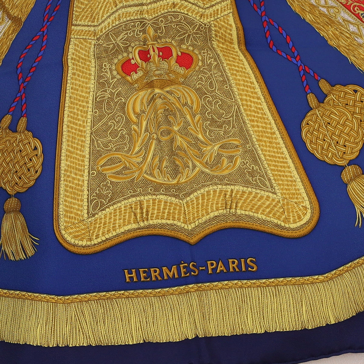 Hermès Poste et Cavalerie Silk Scarf