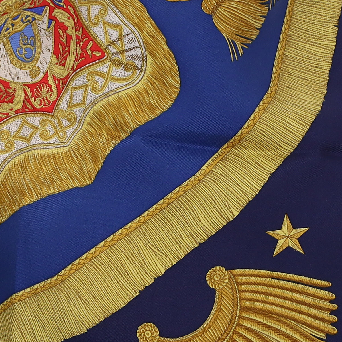 Hermès Poste et Cavalerie Silk Scarf