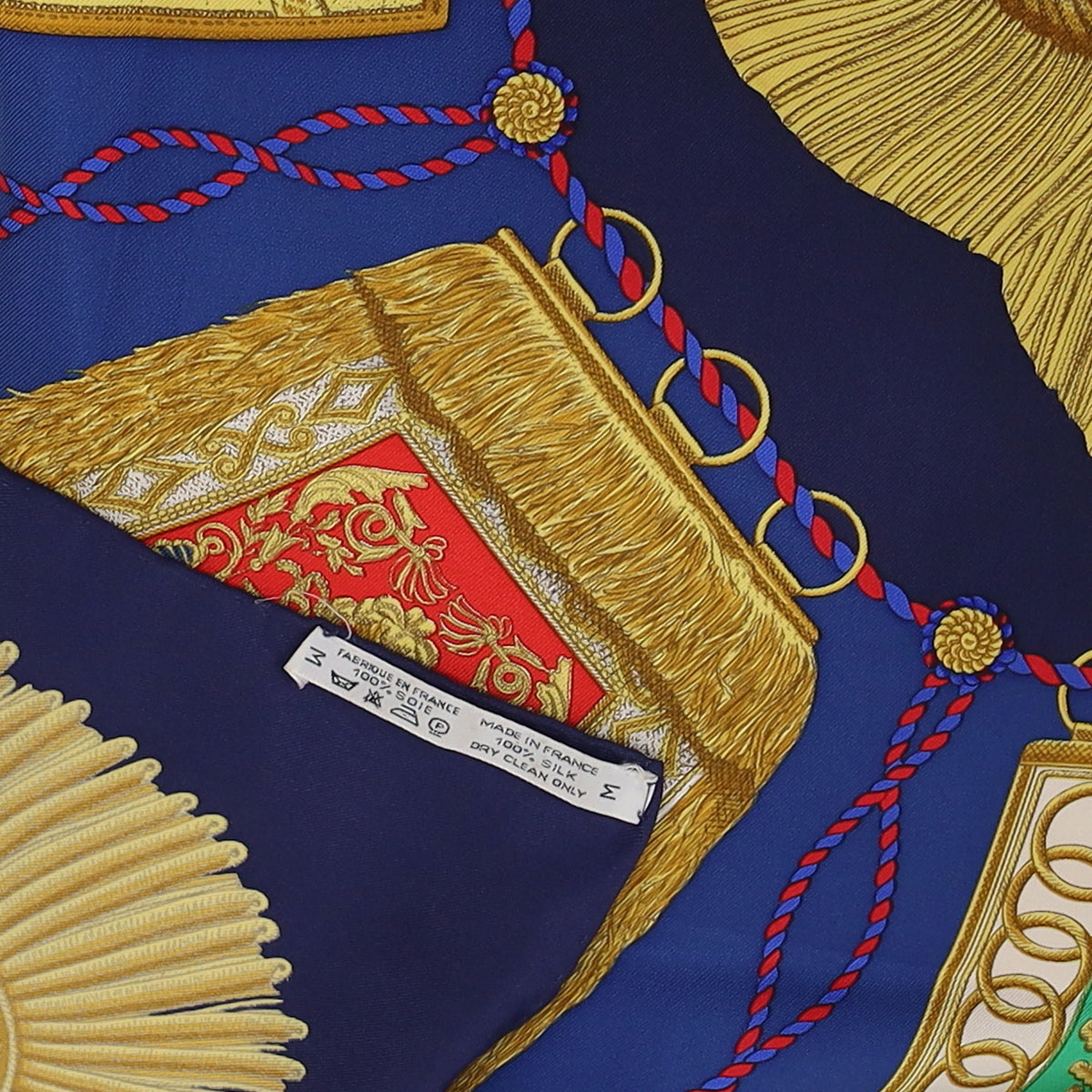Hermès Poste et Cavalerie Silk Scarf