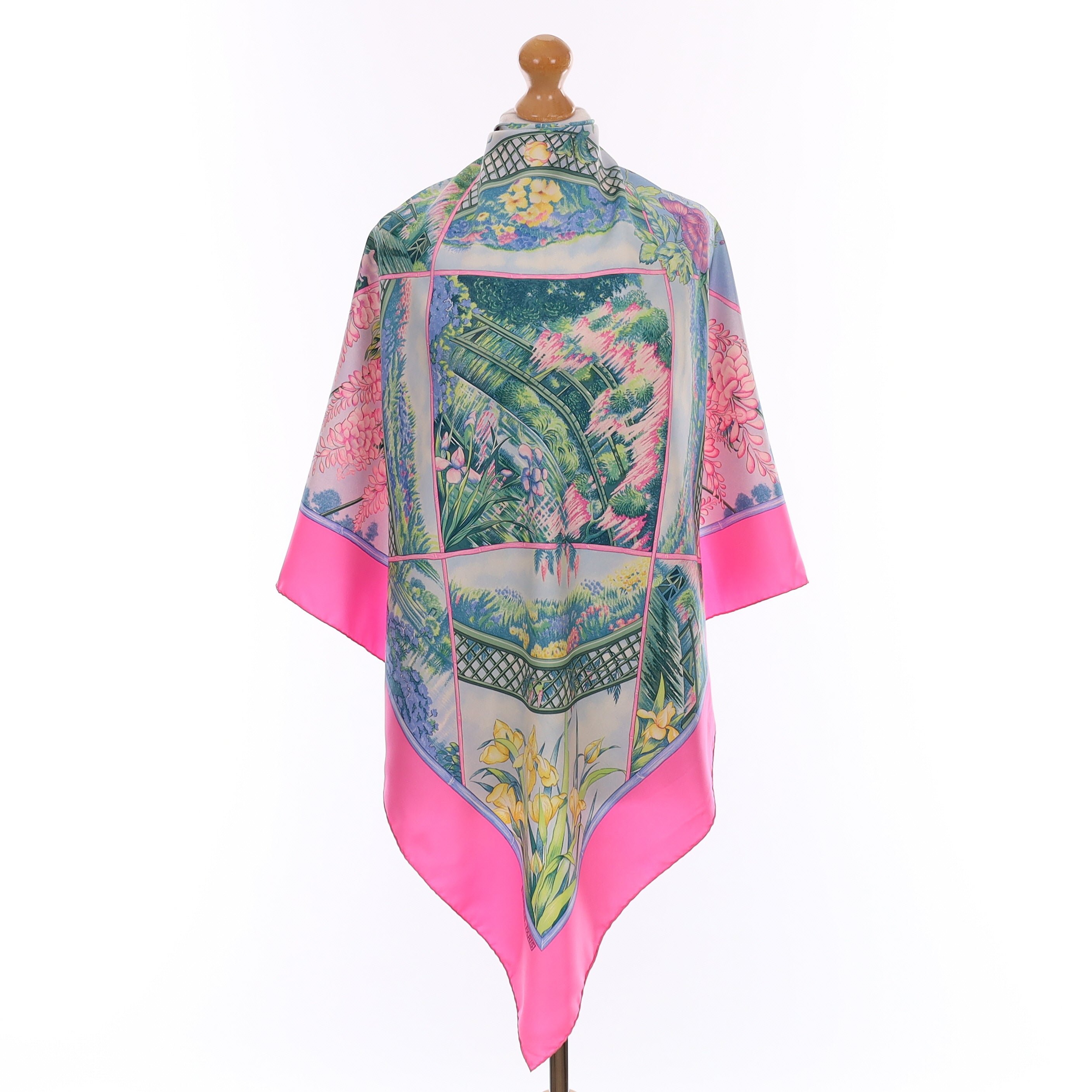 Pristine Hermès Giverny Silk Scarf