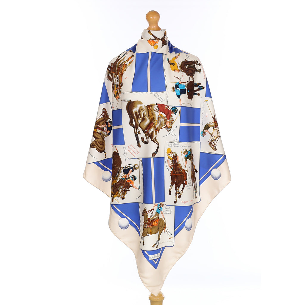 Hermès Cup Palm Beach Vintage Silk Scarf