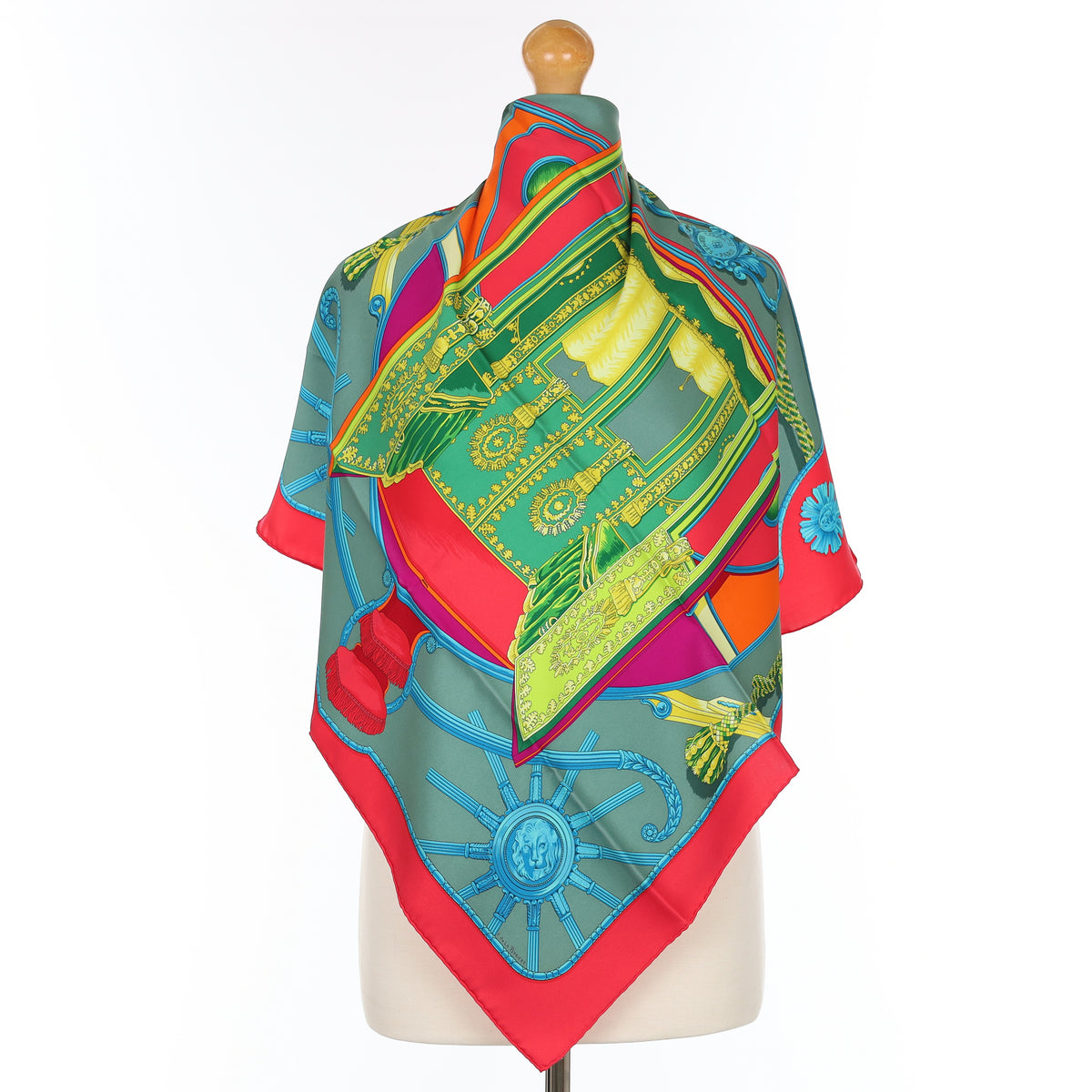 Brand New Boxed Hermès Coach ‘70’ Silk Scarf
