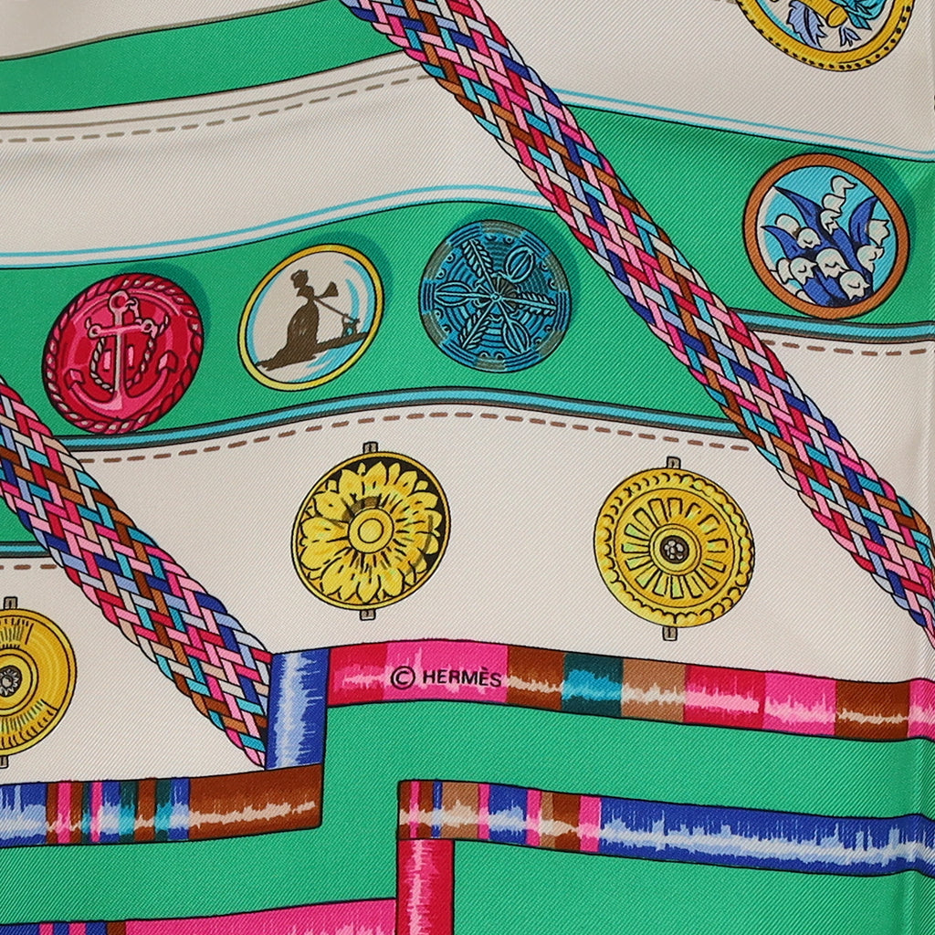 Brand New Boxed Hermès Petite Main Silk Scarf Quite Rare