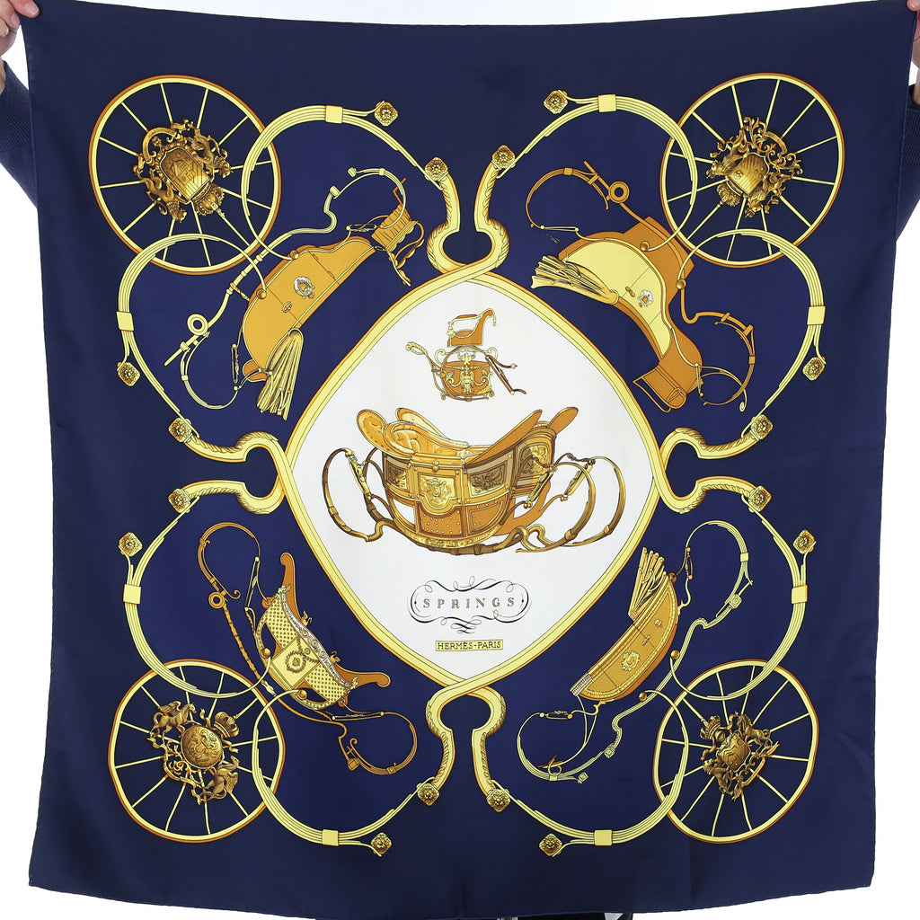 Hermès Springs Silk Scarf