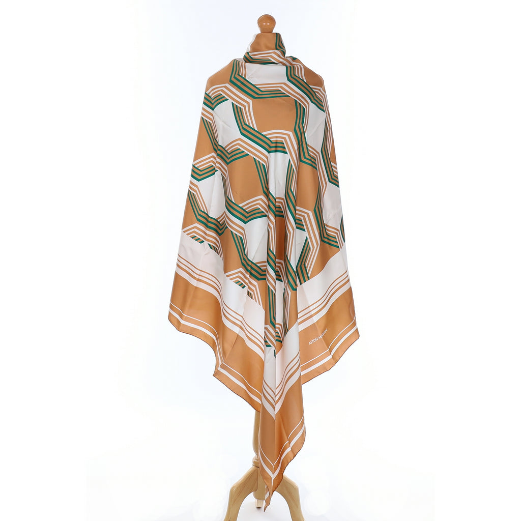 Brand New Boxed Aston Martin Silk Scarf