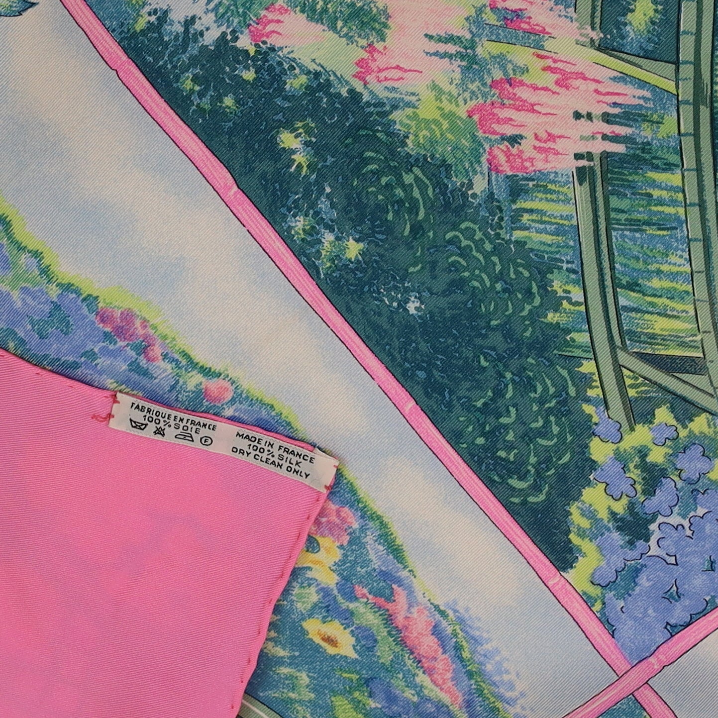 Pristine Hermès Giverny Silk Scarf