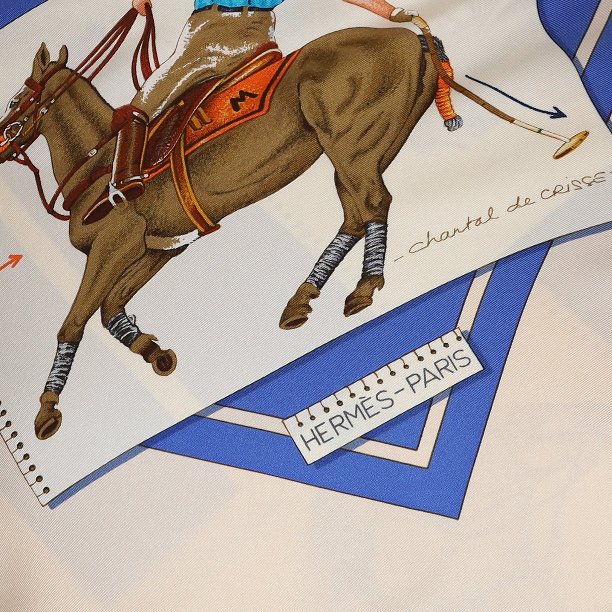 Hermès Cup Palm Beach Vintage Silk Scarf