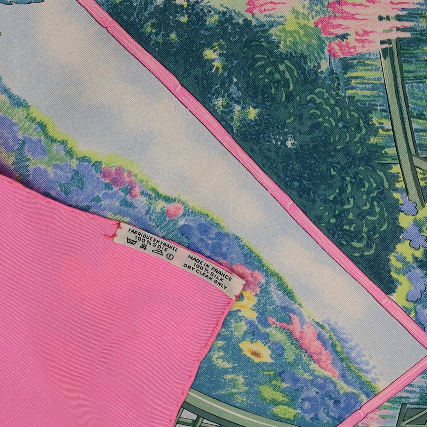Pristine Hermès Giverny Silk Scarf