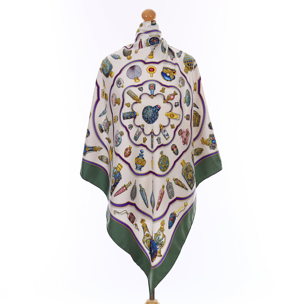 Hermès Flacons Silk Scarf