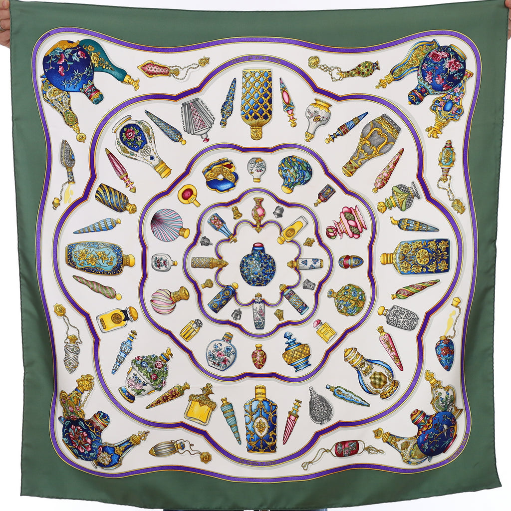 Hermès Flacons Silk Scarf