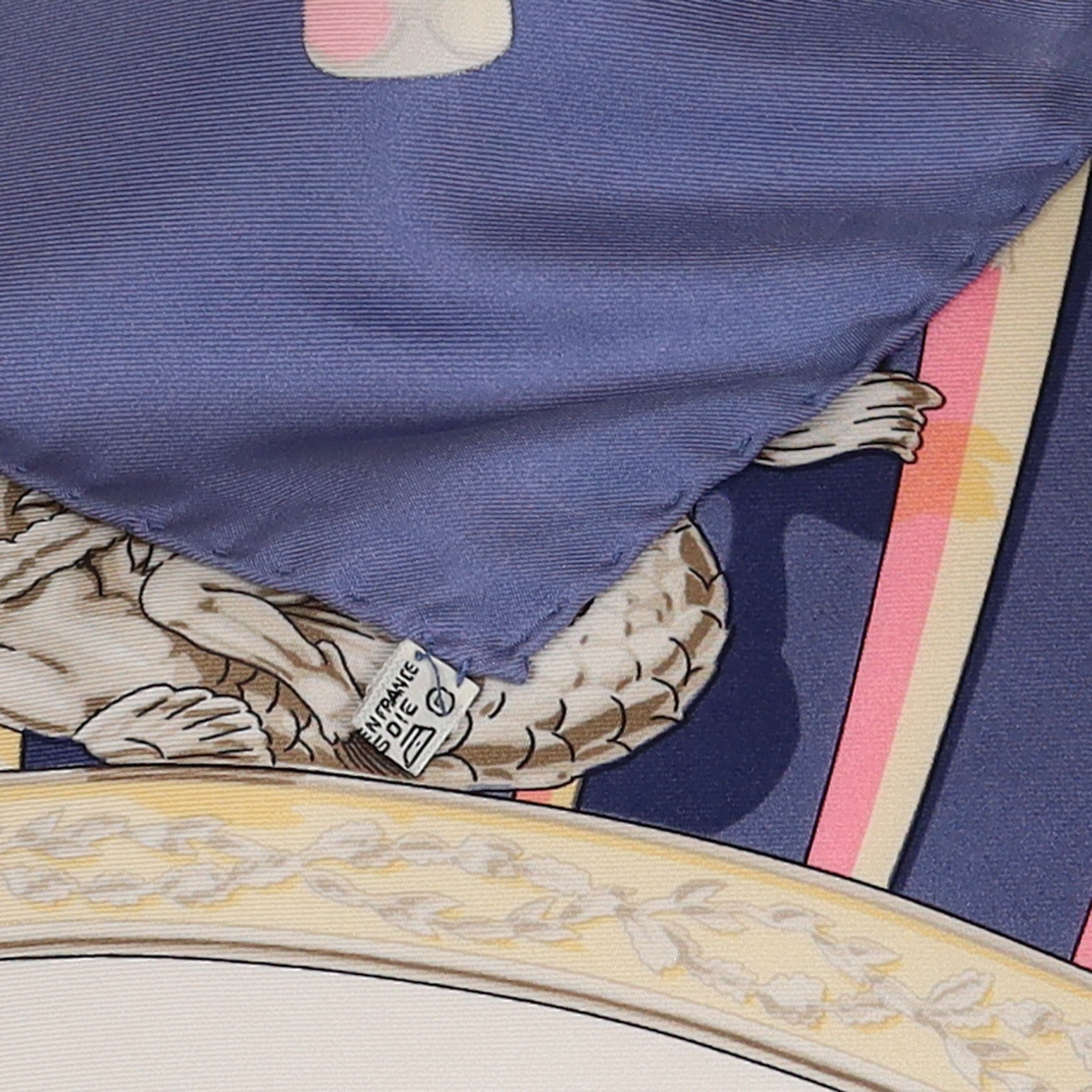 Hermès La Marine à Rames Vintage Silk Scarf Quite Rare