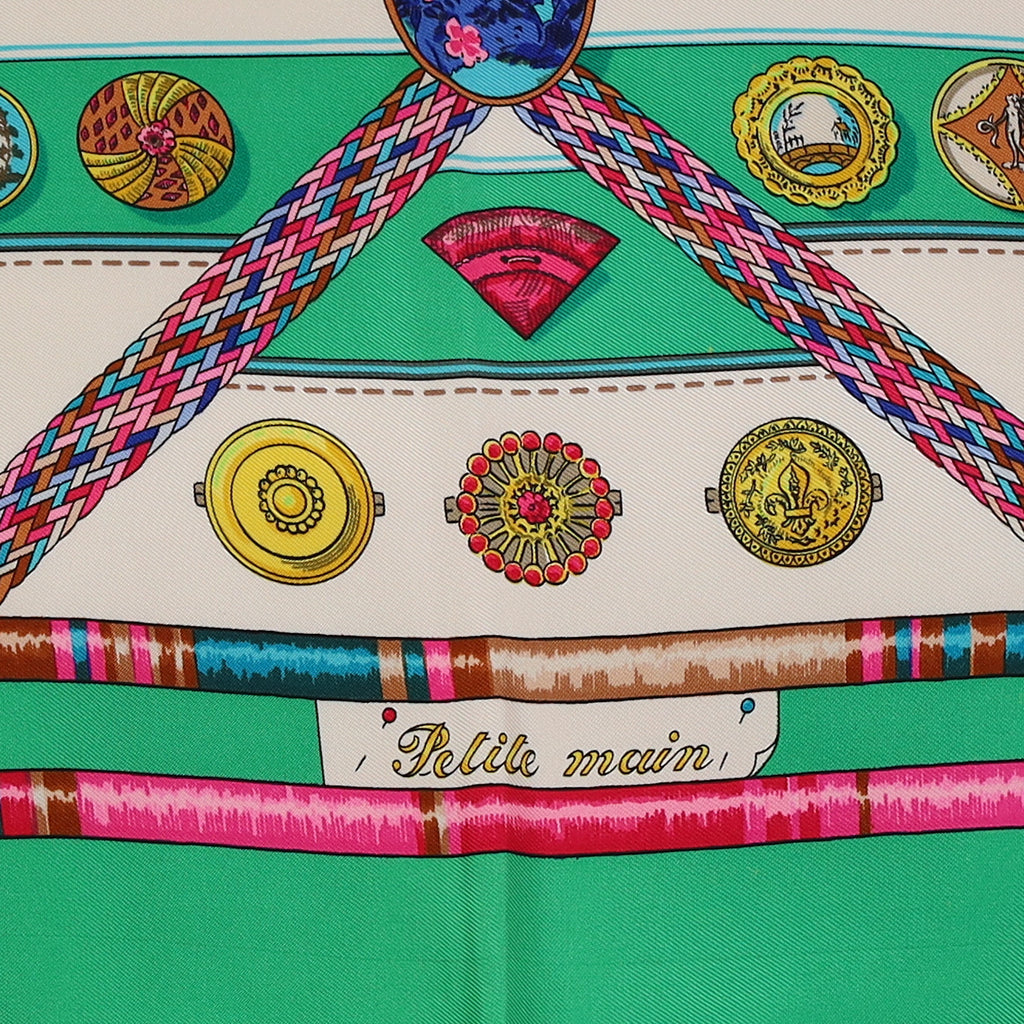 Brand New Boxed Hermès Petite Main Silk Scarf Quite Rare