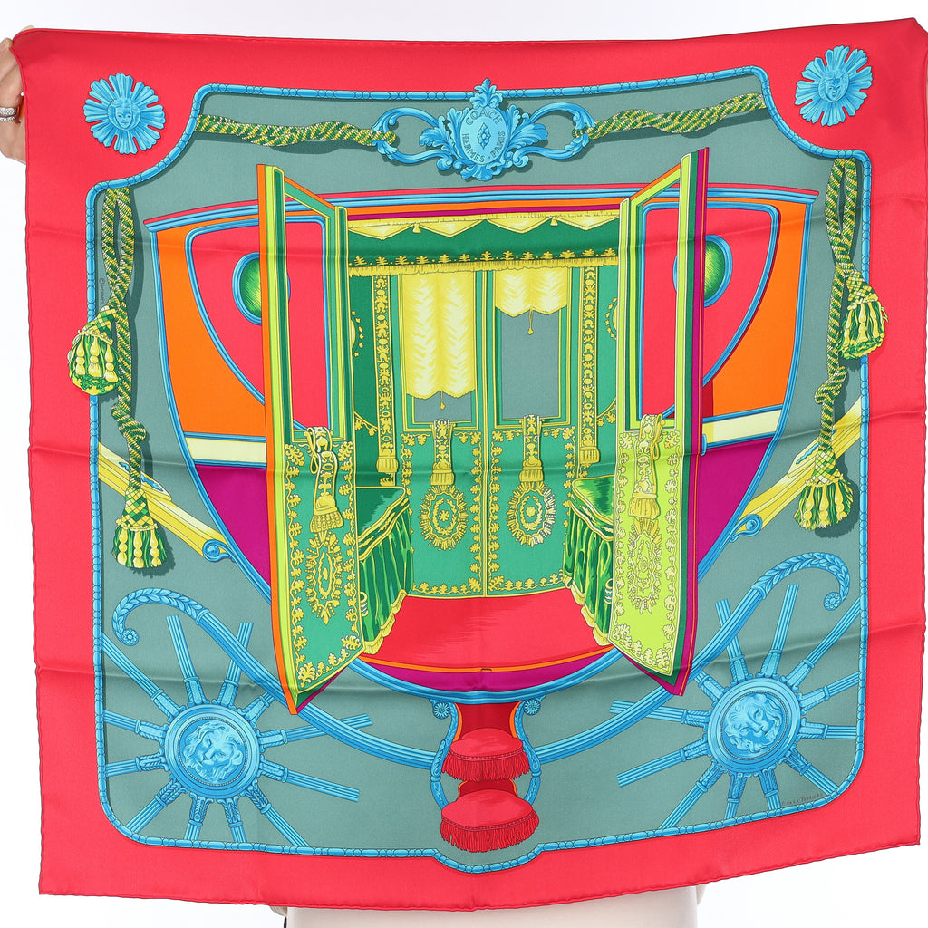 Brand New Boxed Hermès Coach ‘70’ Silk Scarf