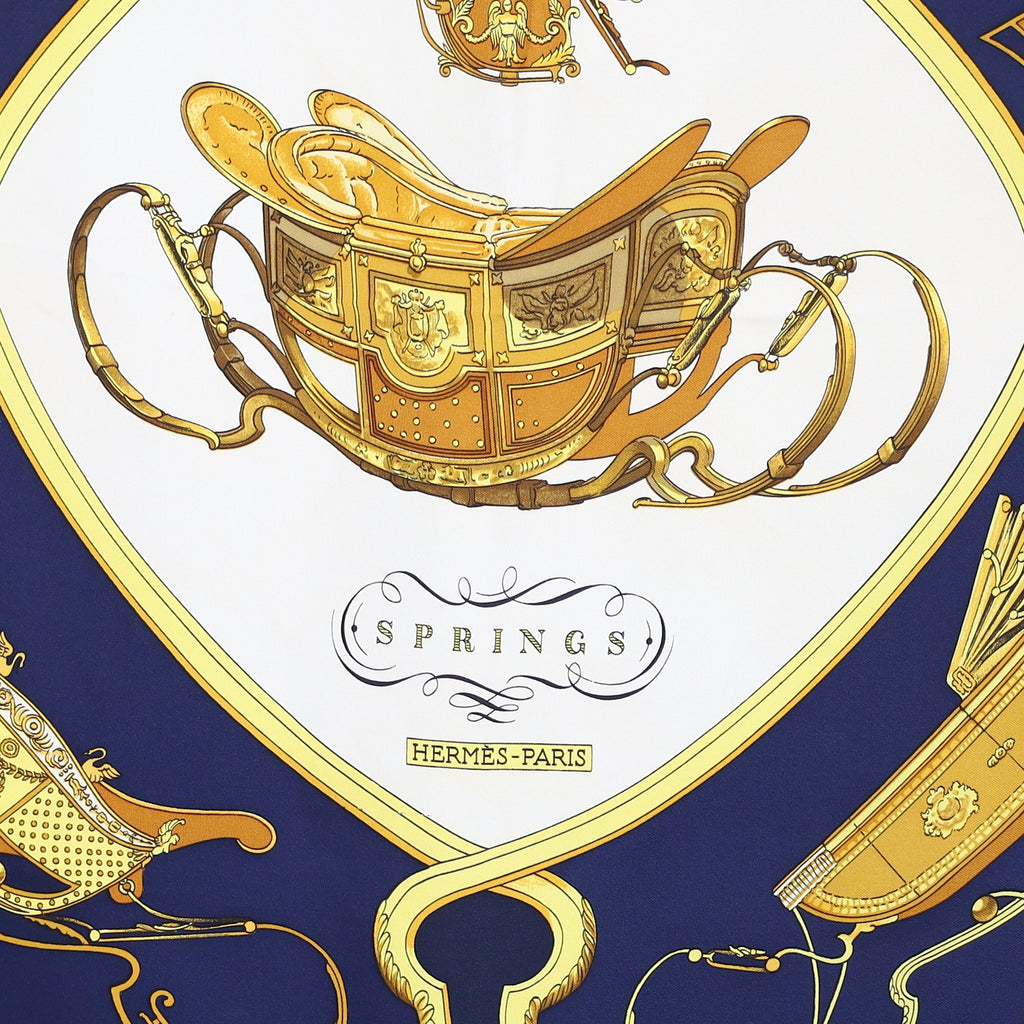 Hermès Springs Silk Scarf
