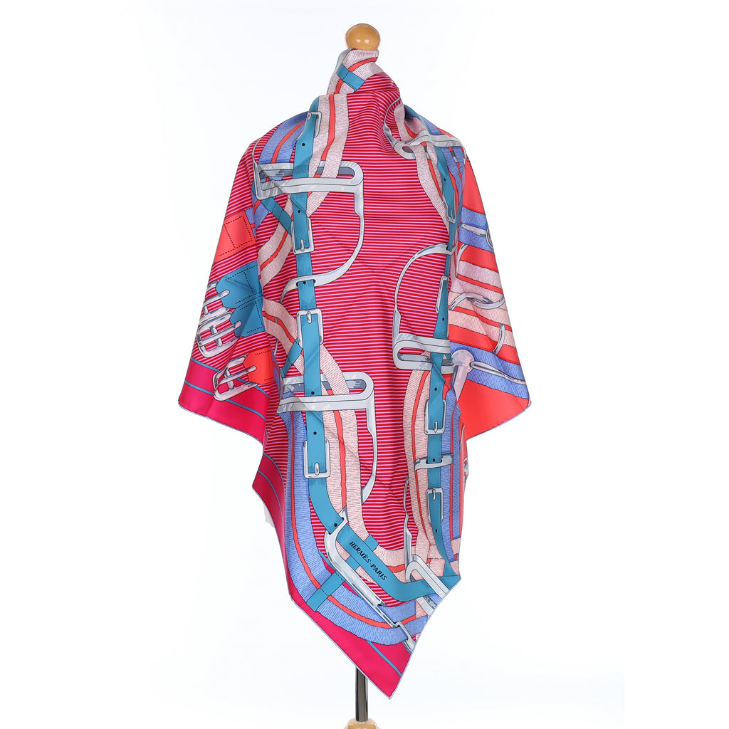 Brand New Boxed Hermès Mors à Jouets Silk Scarf