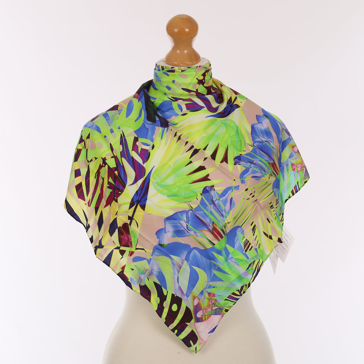 Brand New Boxed Bella Ballou Botanical Silk Scarf