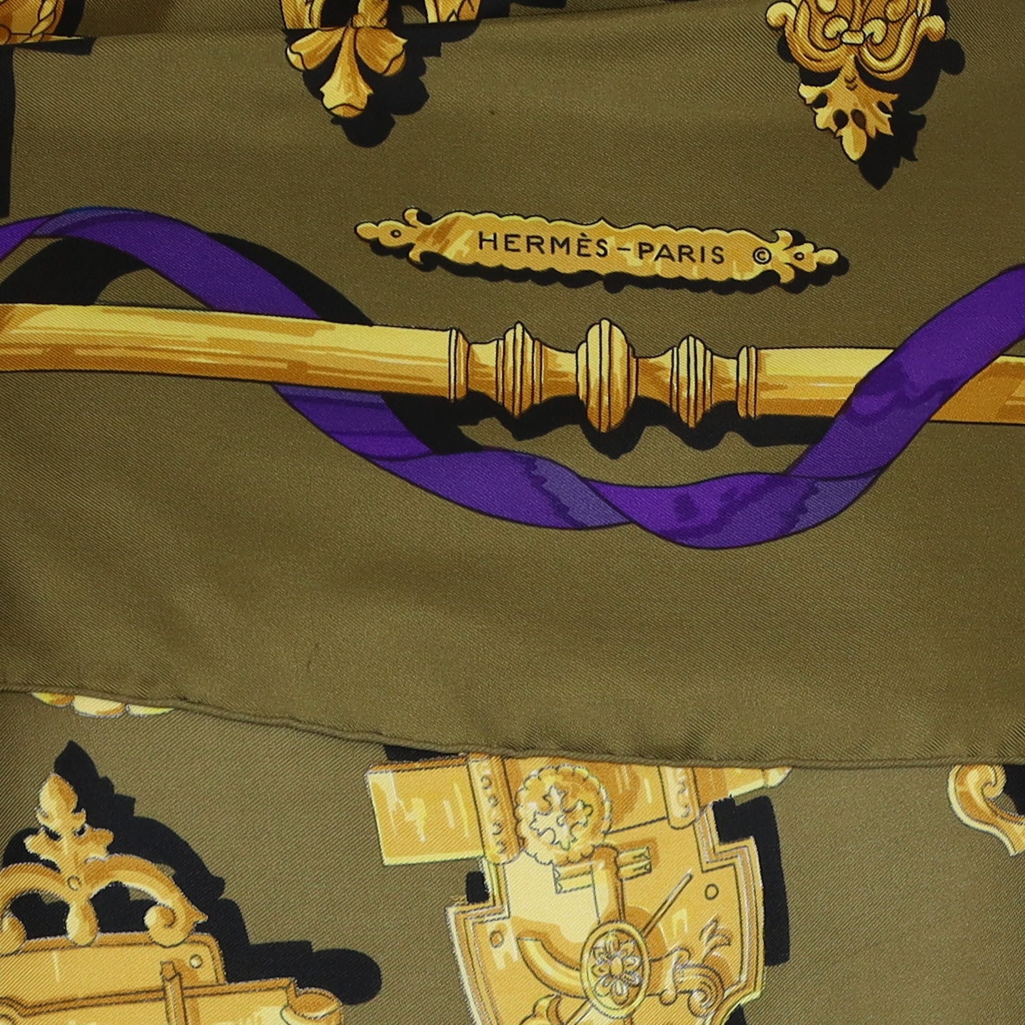 Hermès Ferronnerie Silk Scarf