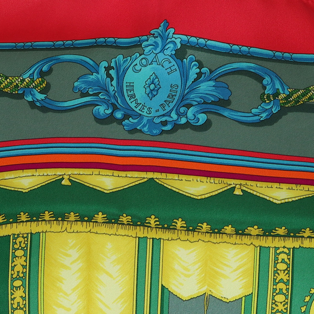 Brand New Boxed Hermès Coach ‘70’ Silk Scarf