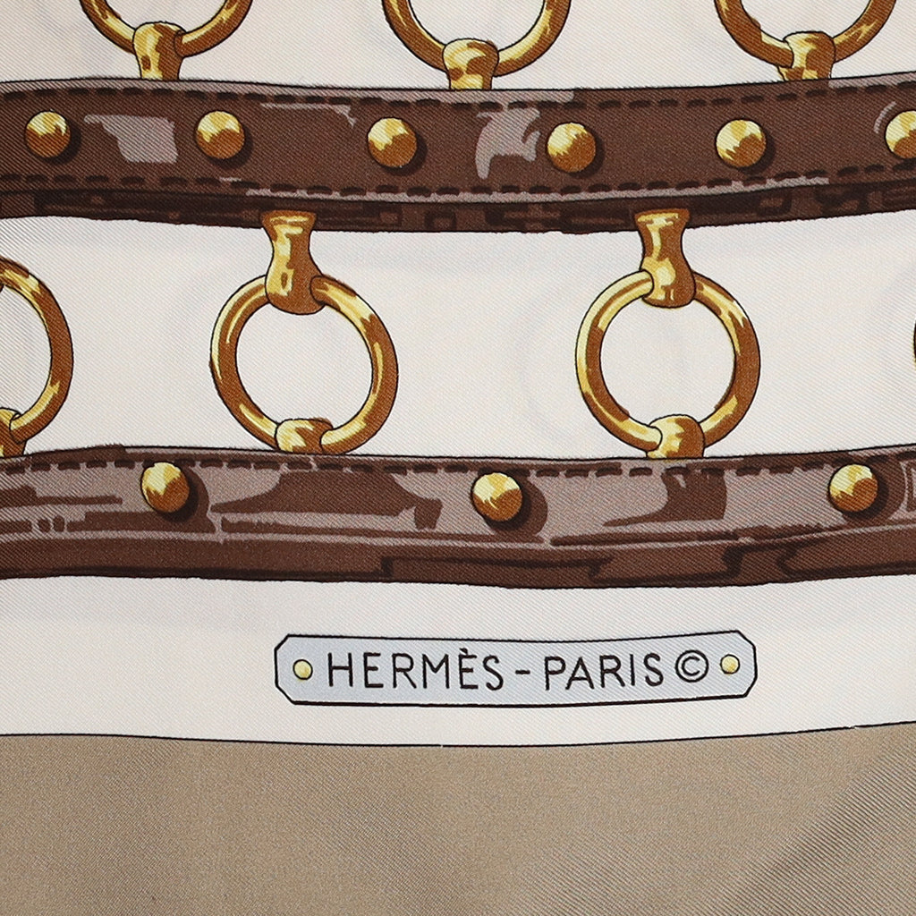 Hermès Aux Champs Vintage Silk Scarf