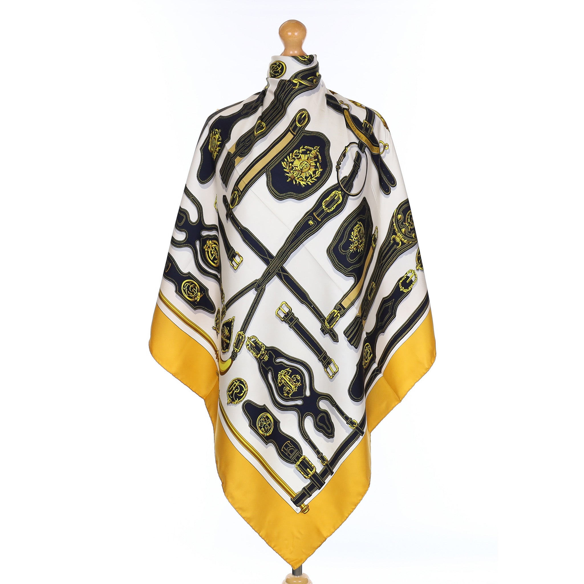 Hermès Harnais des Présidents Silk Scarf