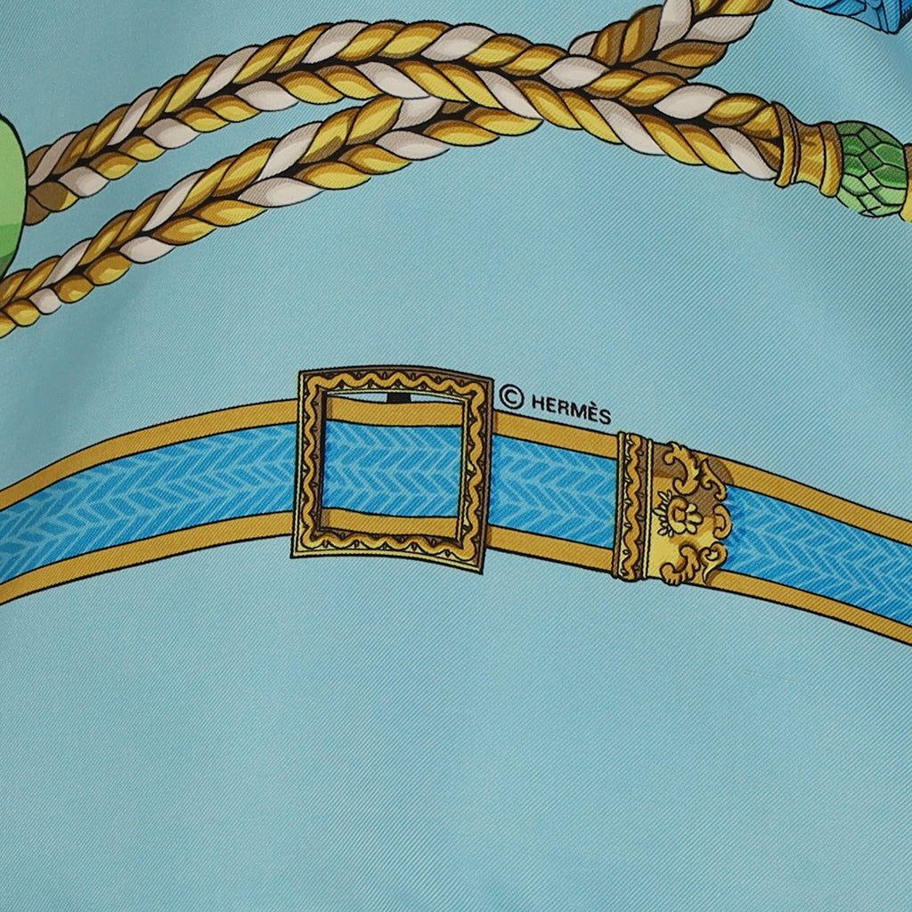 Frontaux et Cocardes Hermès Silk Scarf