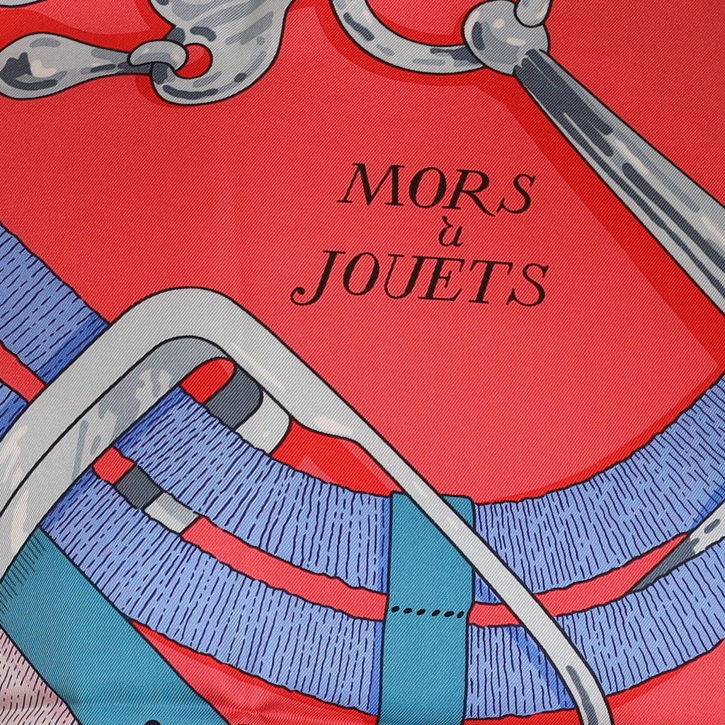 Brand New Boxed Hermès Mors à Jouets Silk Scarf