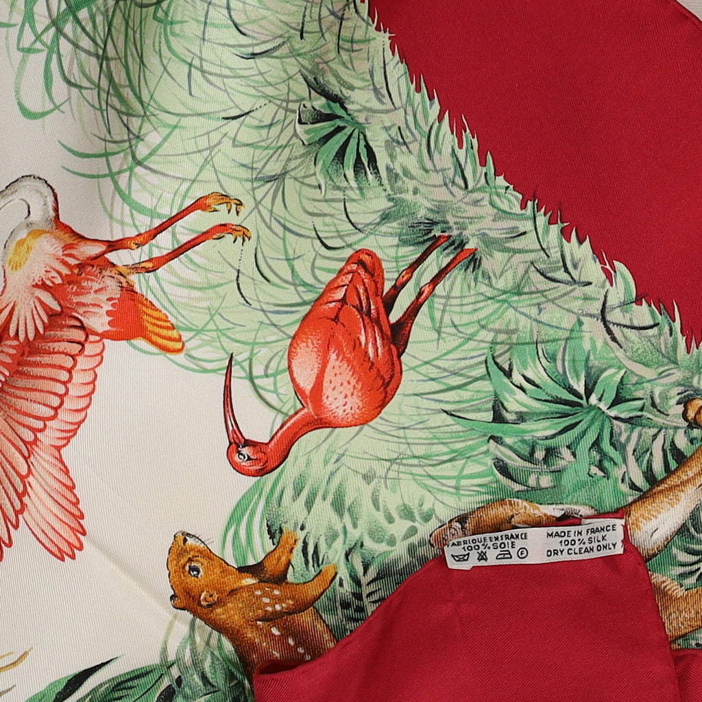 Hermès Equateur Vintage Silk Scarf Quite Rare