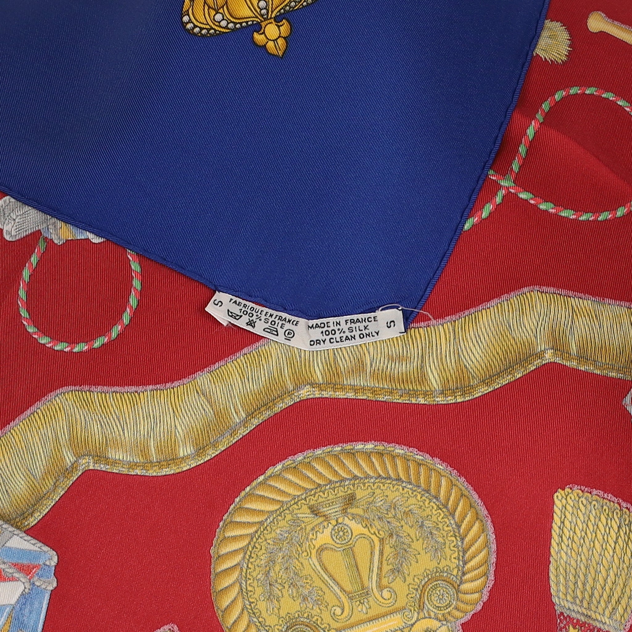 Hermès Les Tambours Silk Scarf